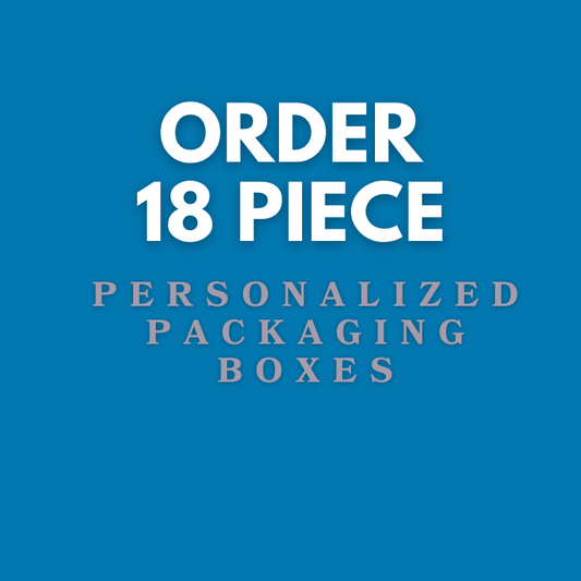 18 Piece Box - Personalized Packaging