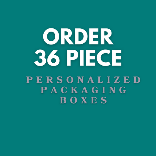 36 Piece Box - Personalized Packaging