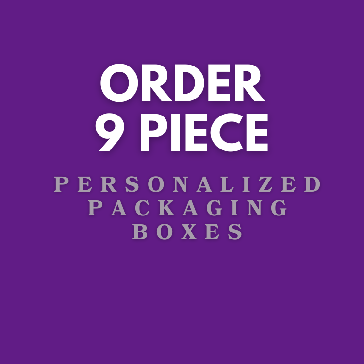 9 Piece Box - Personalized Packaging