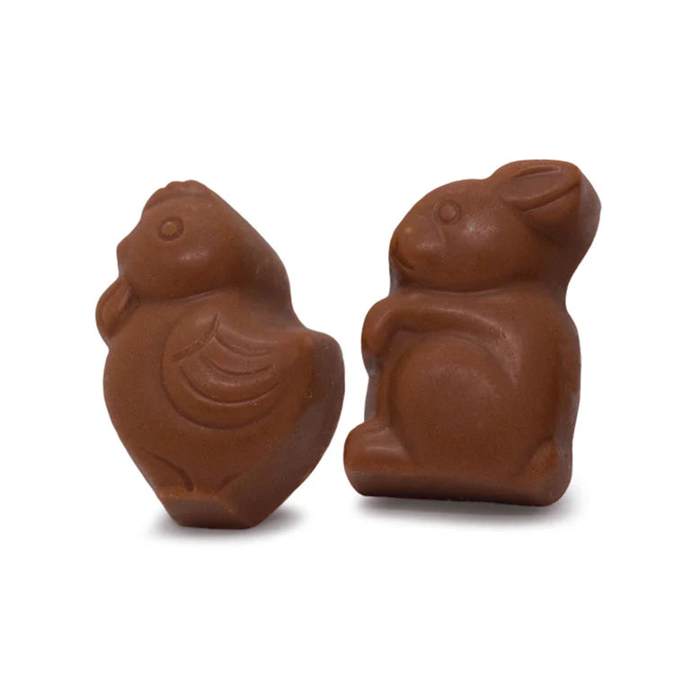 Fundraiser - Bag of 8 Caramel Bunnies and Chicks - Milk Chocolate 80g