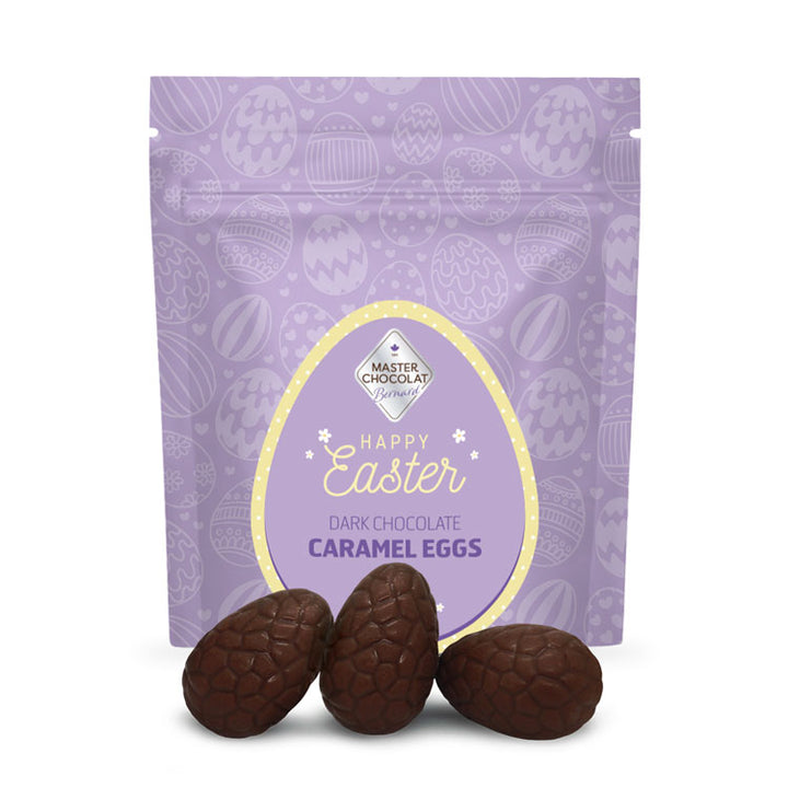 Bag of 8 Caramel Mini Eggs - Dark 80g