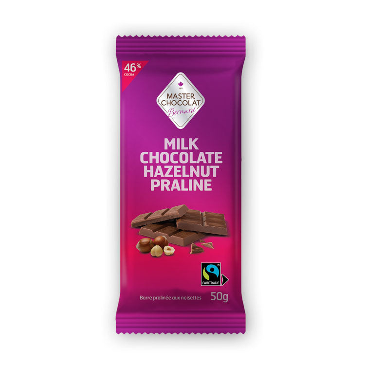 Hazelnut Praline Milk Chocolate Bar