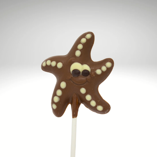Starfish Chocolate Lollipop