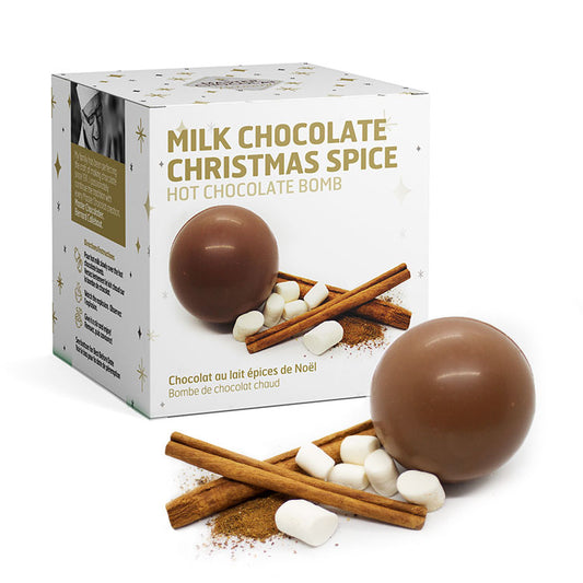 Hot Chocolate Bomb - Milk Chocolate Christmas Spice