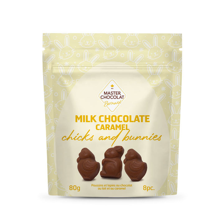 Bag of Caramel Bunnies & Chicks - Milk 80g