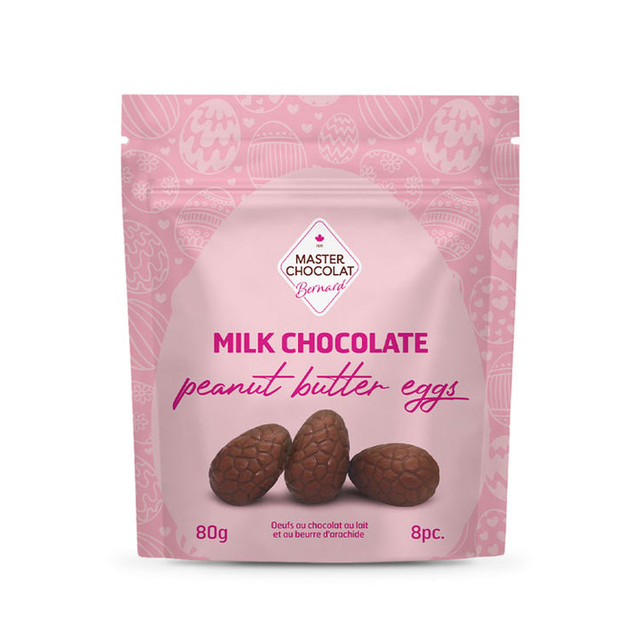 Bag of 8 Peanut Butter Mini Eggs - Milk 80g